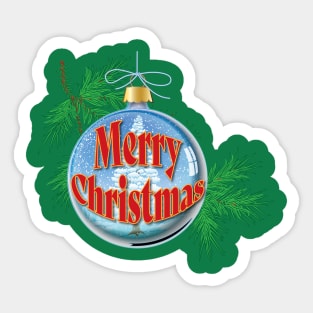 Christmas Bulb Sticker